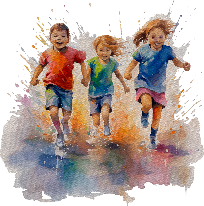 Running Children